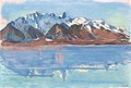 Lake Thun With Mountain Chain Stockhorn - Ferdinand Hodler