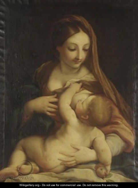 The Madonna And Child 3 - (after) Carlo Maratta Or Maratti