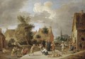 Soldiers Sacking A Village - (after) David The Younger Teniers