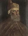 Portrait Of A Doge, Head And Shoulders, Probably Doge Francesco Donato (1468-1553) - (after) Jacopo Tintoretto (Robusti)
