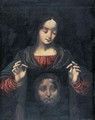 Saint Veronica With Her Veil - (after) Marco D' Oggiono