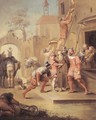 Soldiers Pillaging A Monastery - (after) Januarius Zick
