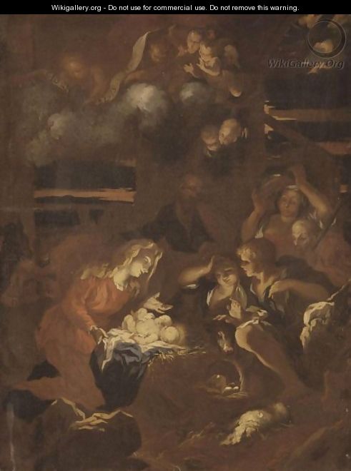 The Adoration Of The Shepherds - Genoese School