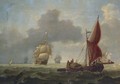 Barges And Other Shipping At Sea - Charles Martin Powell