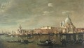 Venice, A View Of The Entrance Of The Grand Canal With Santa Maria Della Salute - (after) Francesco Guardi