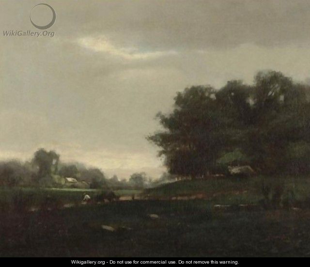 Landscape With Cluster Of Trees - John Francis Murphy