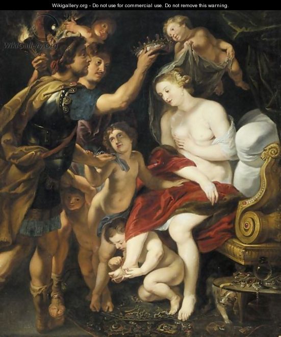 The Marriage Of Alexander And Roxanne - (after) Sir Peter Paul Rubens