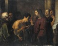 Christ Curing The Blind Man - Orazio De Ferrari