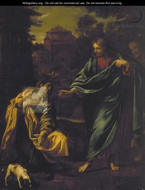 Christ And The Woman Of Canaan - Annibale Carracci