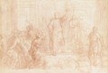 Christ Driving The Money-Changers From The Temple - Pietro Antonio De Pietri