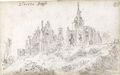 View Of Elterberg With The Abbey Partly In Ruins - Jan van Goyen