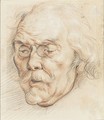 Head Of An Elderly Man (Adam Van Noort) - Jacob Jordaens