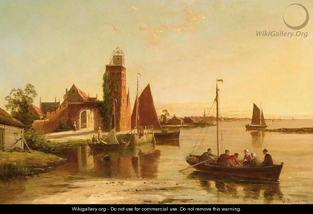 The Lighthouse Tholen On The Scheldt - William Raymond Dommersen