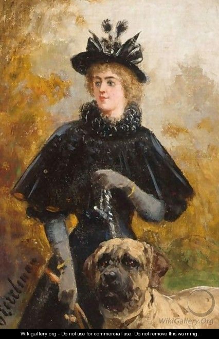 A Lady With A Dog - Otto Eerelman