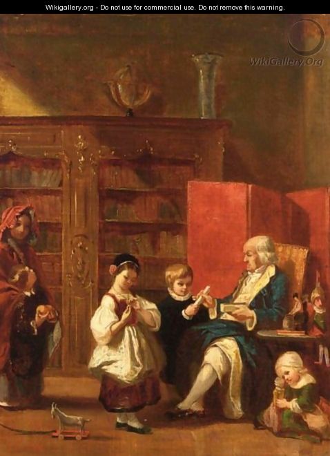 A Happy Family - Hubertus van Hove