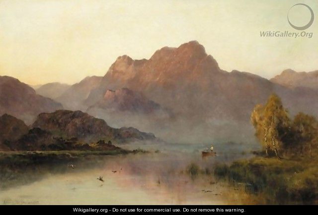 Evening Mists - Alfred de Breanski