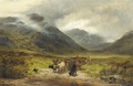 Cattle Droving In The Highlands - Louis Bosworth Hurt