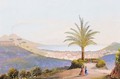 A View Of The Bay Of Naples Near Villa Galla - Italian School