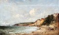 A Coastal View, Probably The Isle Of Wight - Alfred Vickers