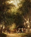 Resting In A Wooded Glade - William Shayer, Snr