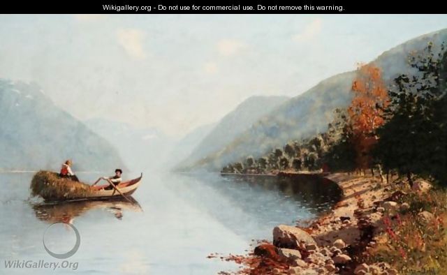 Rowing Through The Fjords - Hans Dahl