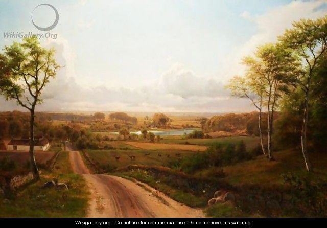 An Extensive Landscape - Nordahl Peter Frederik Grove