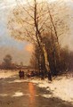 Dutch Winter Landscape - Johann II Jungblut