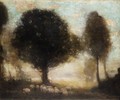 Landscape With Sheep And Trees - William George Robb