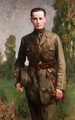 Portrait Of A Young Officer - Solomon J Solomon