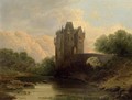A View Of A Castle - Theodore Fourmois