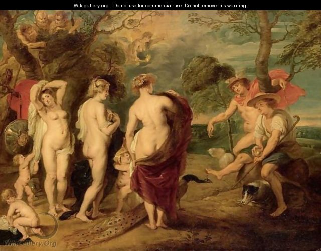 The Judgement Of Paris 3 - (after) Sir Peter Paul Rubens