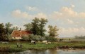 Gathering Wood - Anthonie Jacobus Van Wijngaerdt