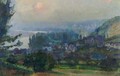 Vue De Vetheuil (Soleil Couchant) - Albert Lebourg