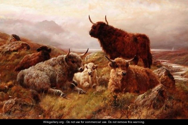 The Highland Herd - Robert Watson
