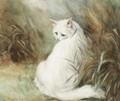 Cat Amongst The Grasses - Florence Jay