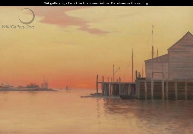Twilight, Booth Bay, Maine - Warren W. Sheppard