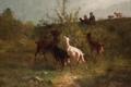 Landscape With Goats - Giuseppe Palizzi