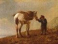 A Traveller With His Horse In A Landscape - (after) Philips Wouwerman