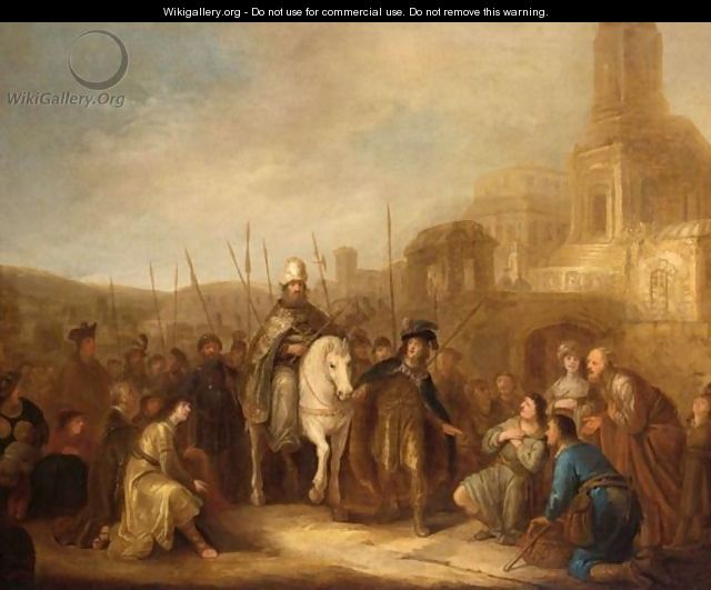 The Triumph Of The Mordechai - (after) Jakob Willemsz. De Wet