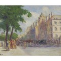 Paris, La Foule Sur Les Quais - Maximilien Luce