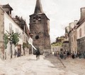 Gathering Outside The Church - Henri-Joseph Harpignies