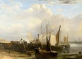 Fishing Boats In An Estuary - John H. Wilson