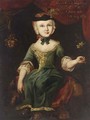 A Portrait Of Louischen Von Pagelon, Aged 5 - Christina Dorothea Turpin