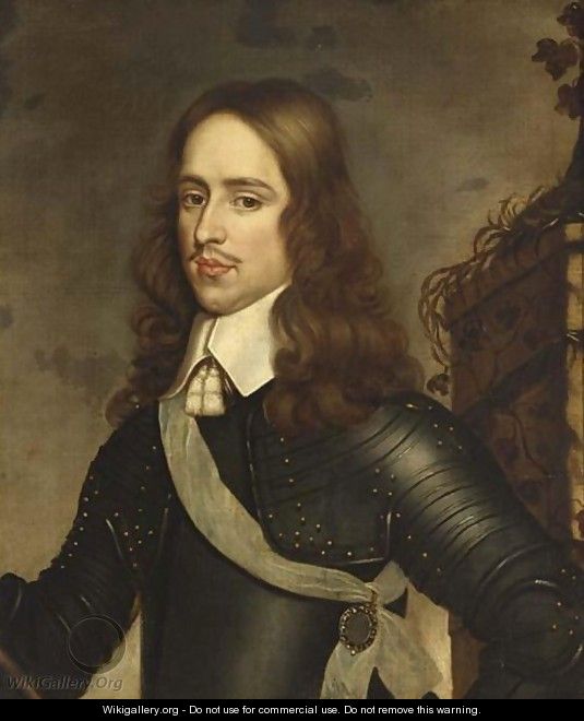 A Portrait Of Prince William II (1626-1650) - (after) Honthorst, Gerrit van