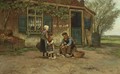 Watching The Farmwork - Johannes Hermann Barend Koekkoek