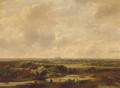 A Panoramic Landscape, Haarlem In The Distance - Pieter Lodewijk Francisco Kluyver