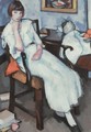 Girl In White - Samuel John Peploe