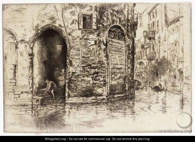 Two Doorways - James Abbott McNeill Whistler