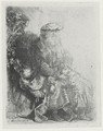 Abraham And Isaac 2 - Rembrandt Van Rijn