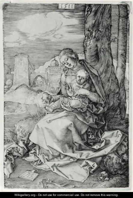 The Virgin And Child With The Pear - Albrecht Durer